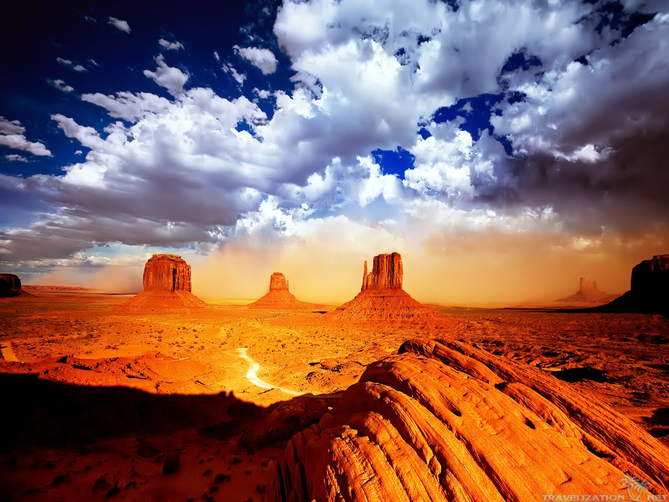 desert landscape wallpaper