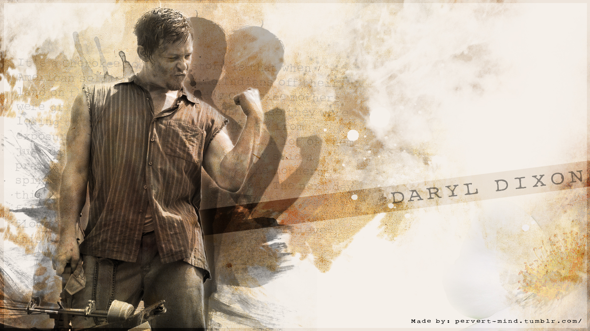 Daryl Dixon Wallpaper Twd HD Zombie Conection