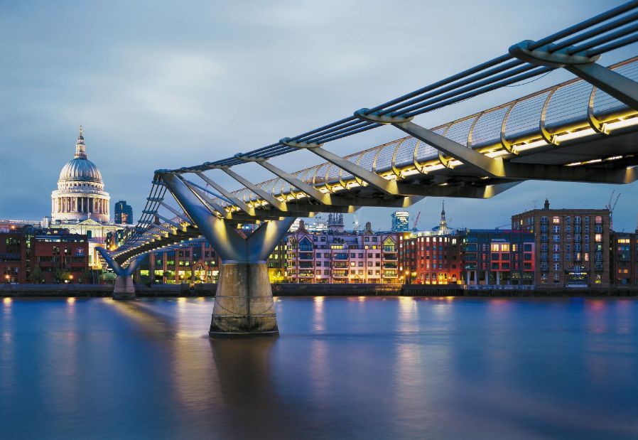 Millennium Bridge London Photo Wall Mural Delivery Next Day Ups