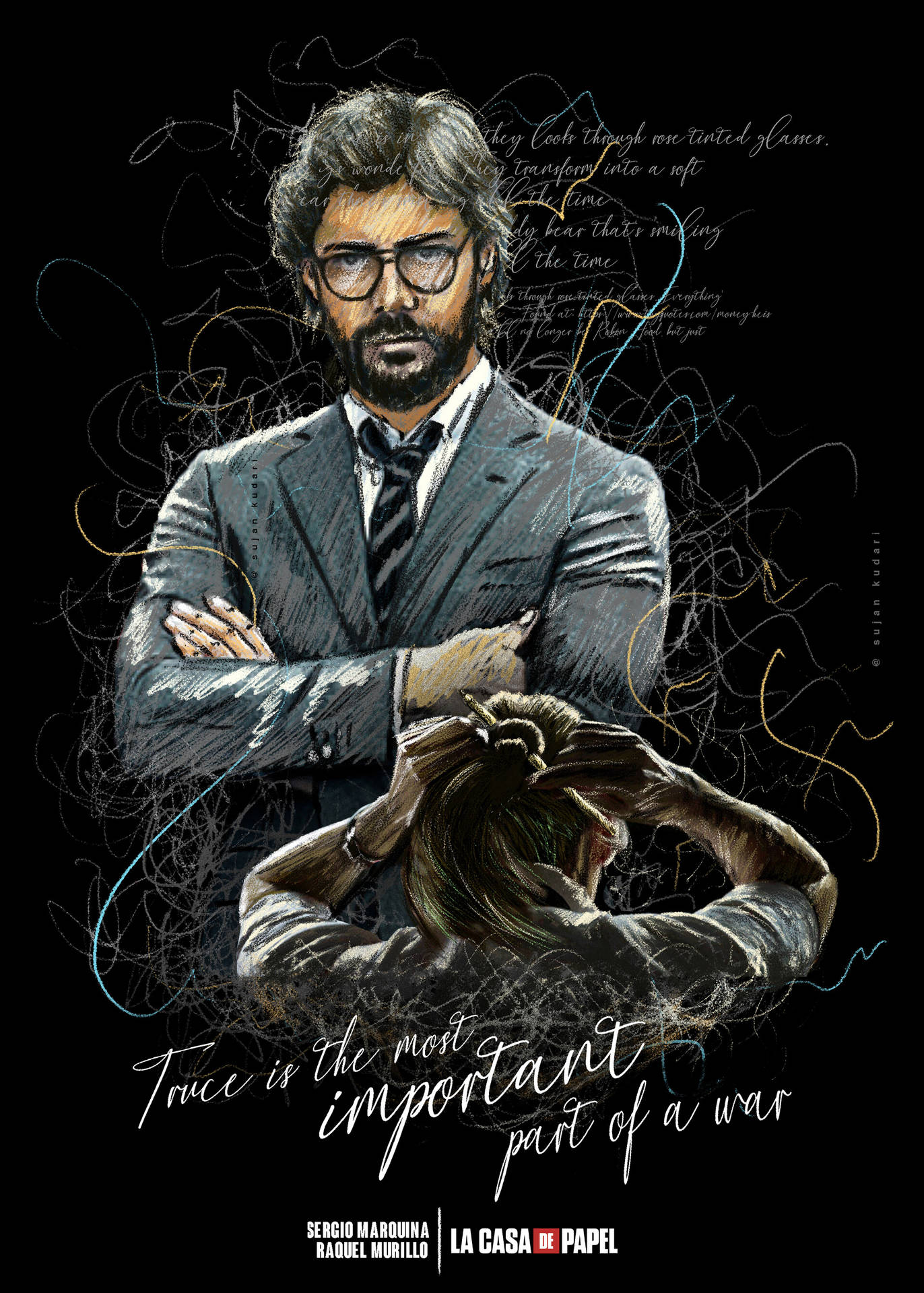 Professor Money Heist Wallpaper