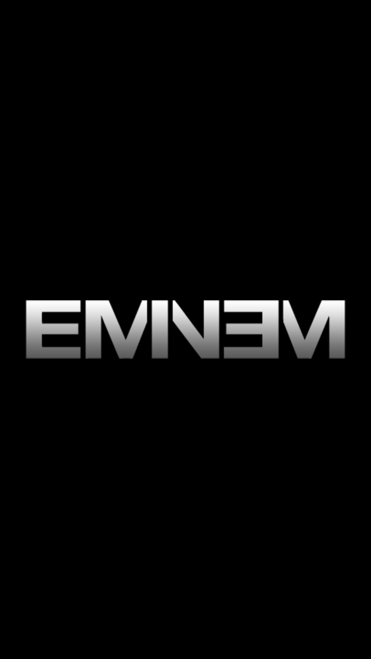 Eminem Logo Amoled Wallpaper