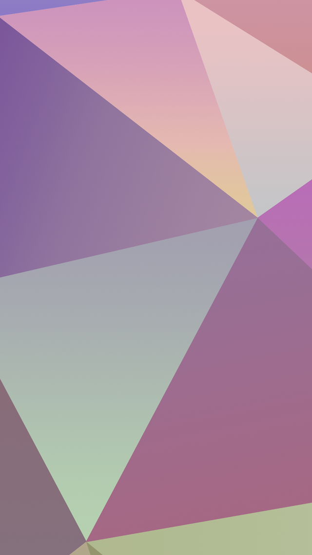 Pastel Polygon Vector iPhone 5s Wallpaper