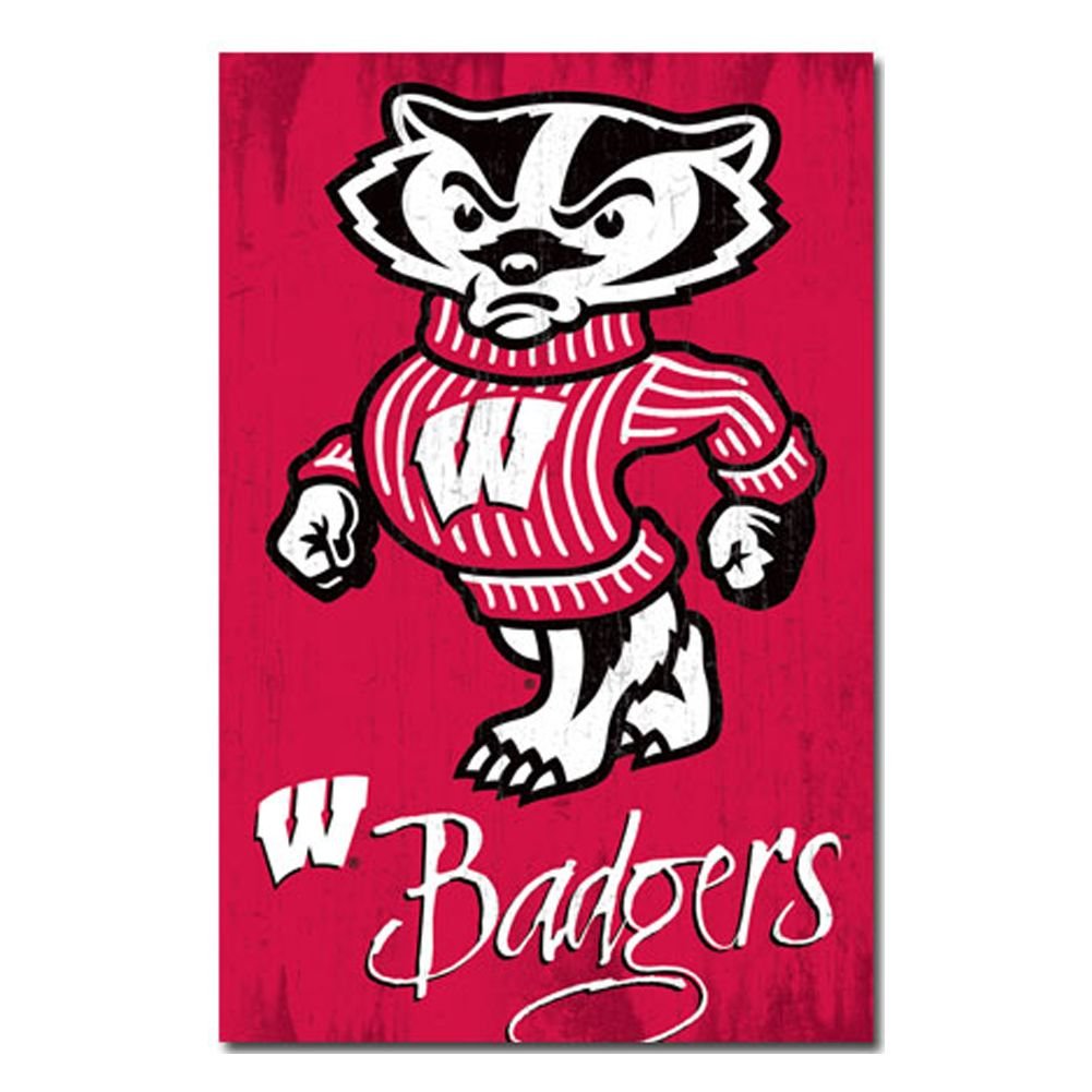University Of Wisconsin Badgers Ncaa Logo Wall Poster Rp6162 Jpg