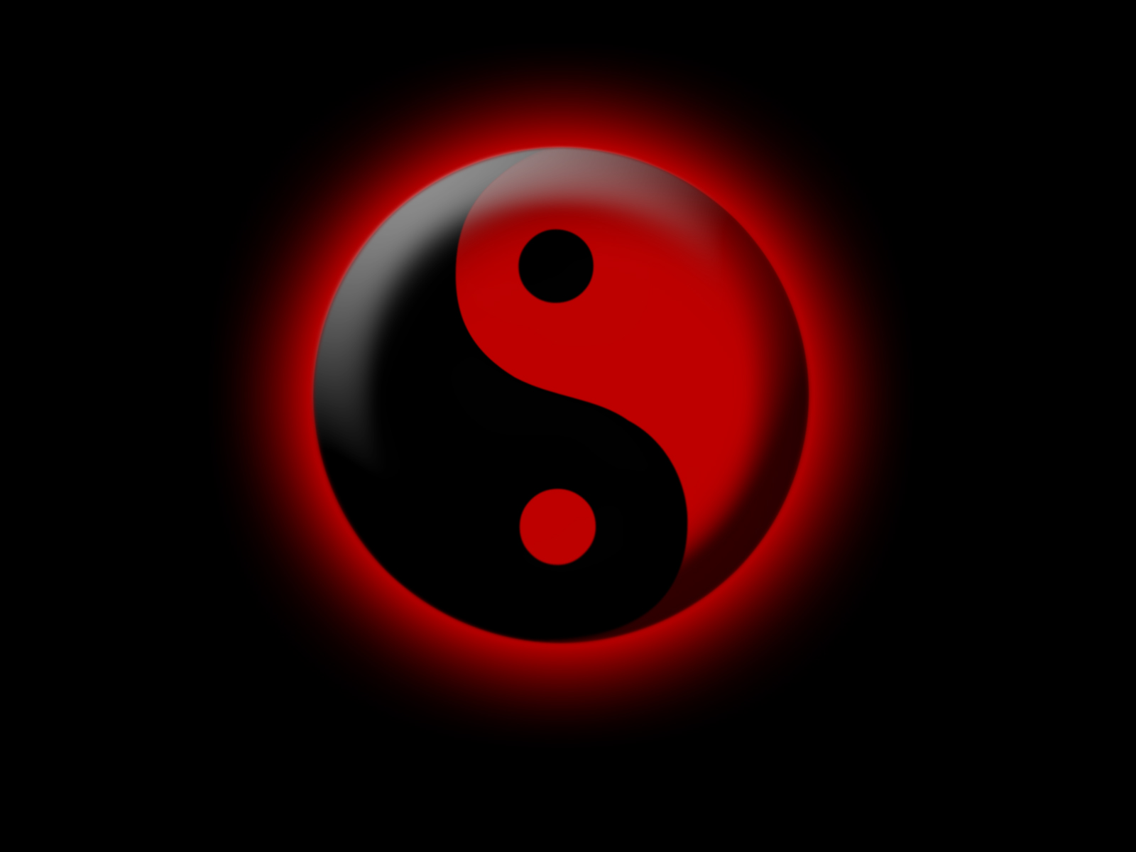 Wallpaper 18 Yin and Yang Red and Black Wallpapers