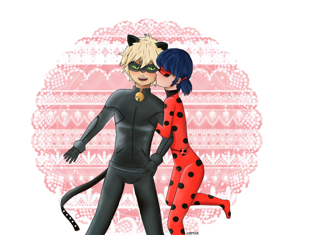 Miraculous Ladybug And Chat Noir By Rawrblueart