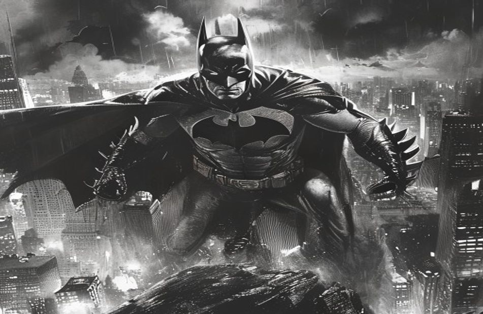 Black And White Batman Wallpaper