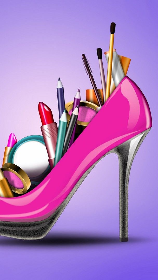 Girl Make Up High Heel iPhone Wallpaper Best