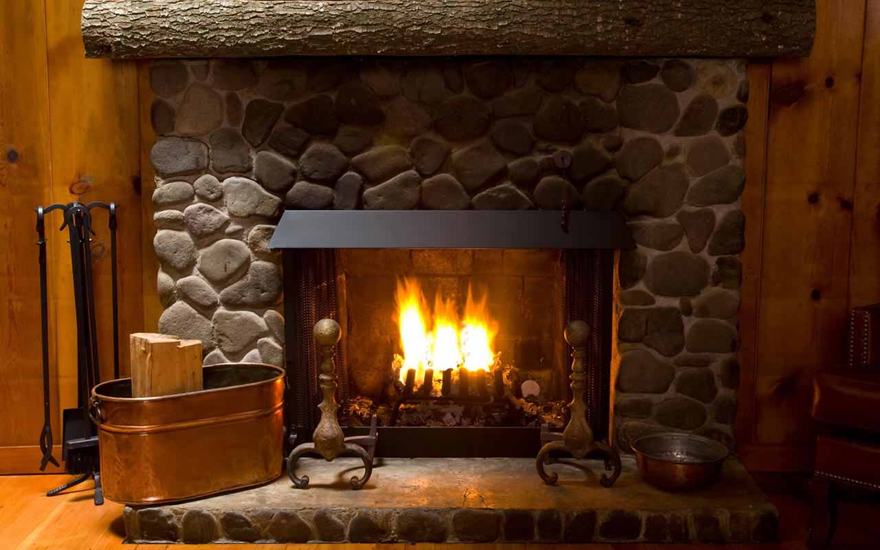 HD Wallpaper Fireplace