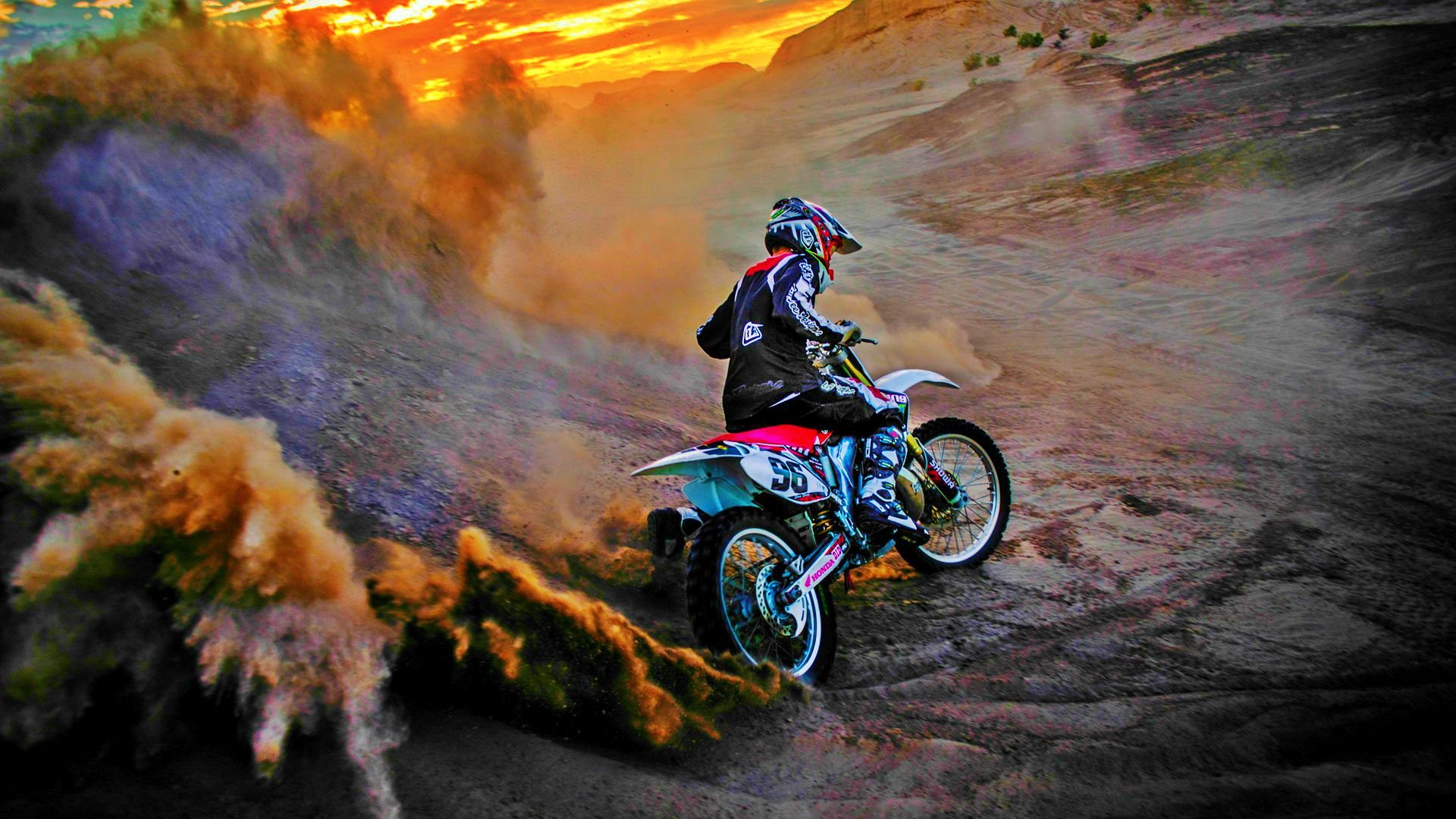 Motocross Moto Bike Extreme Motorbike Dirt Wallpaper Background