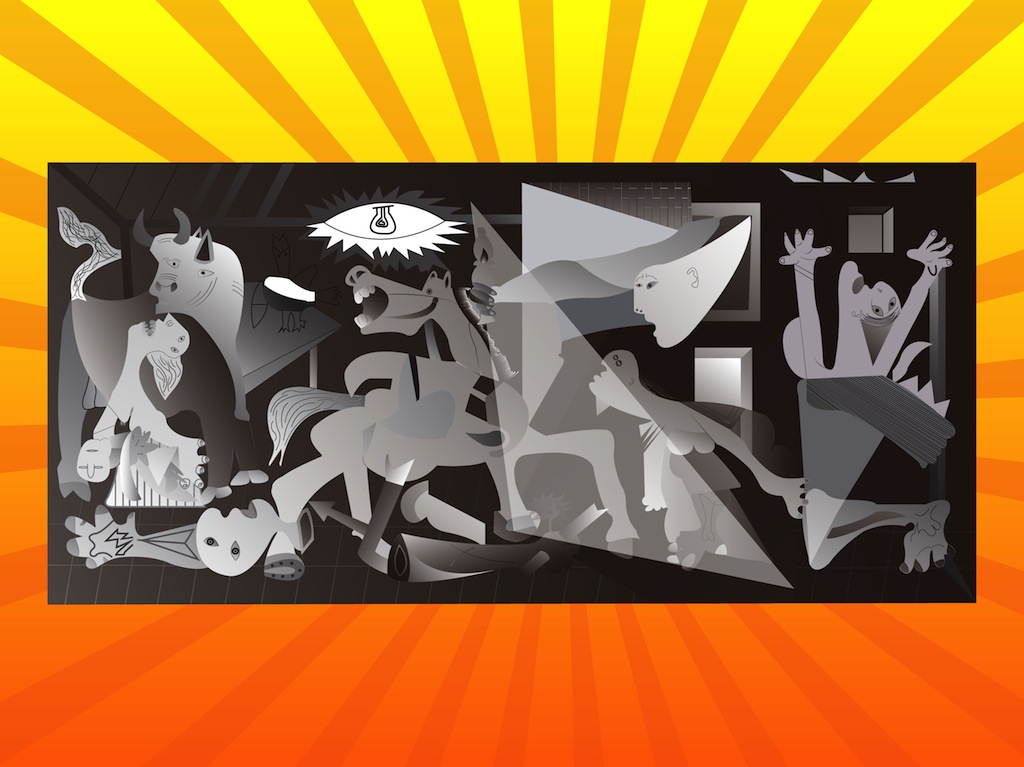 Guernica Wallpaper Pablo Picasso Paintings Background