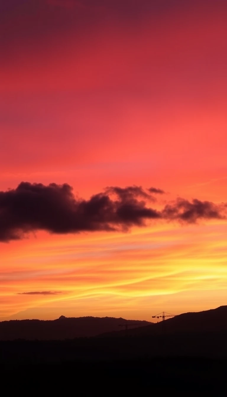 Sunset Sky Phone Wallpaper