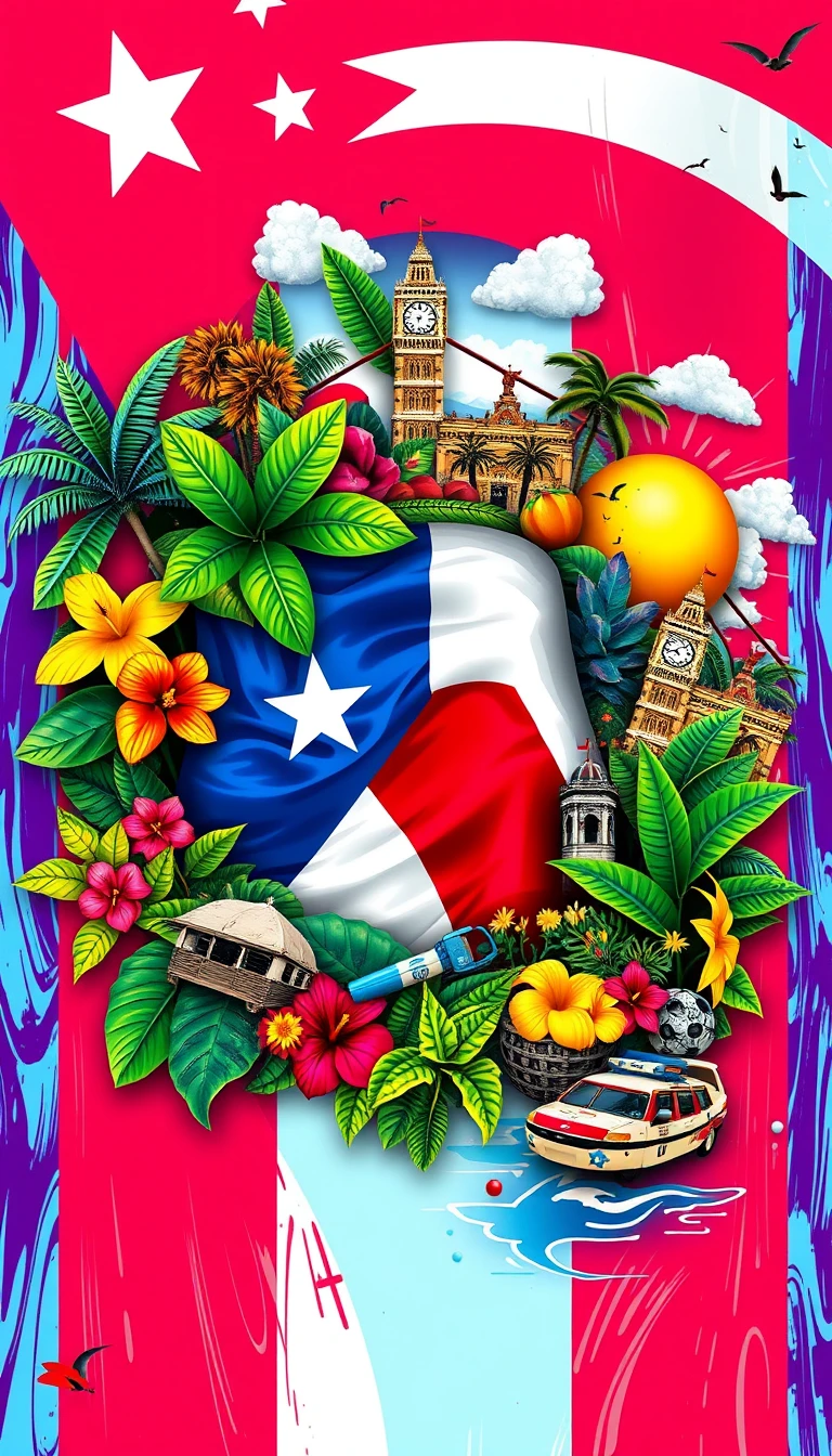 Puerto Rican Flag Wallpaper
