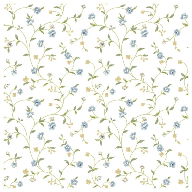 Waverly Bellisima Vine Wallpaper Country By Lamps Plus