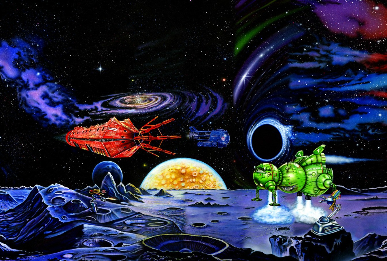 Spaceship Wallpaper Background