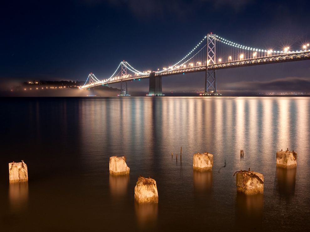 National Geographic Wallpaper   Bay Bridge San Francisco   Photograph
