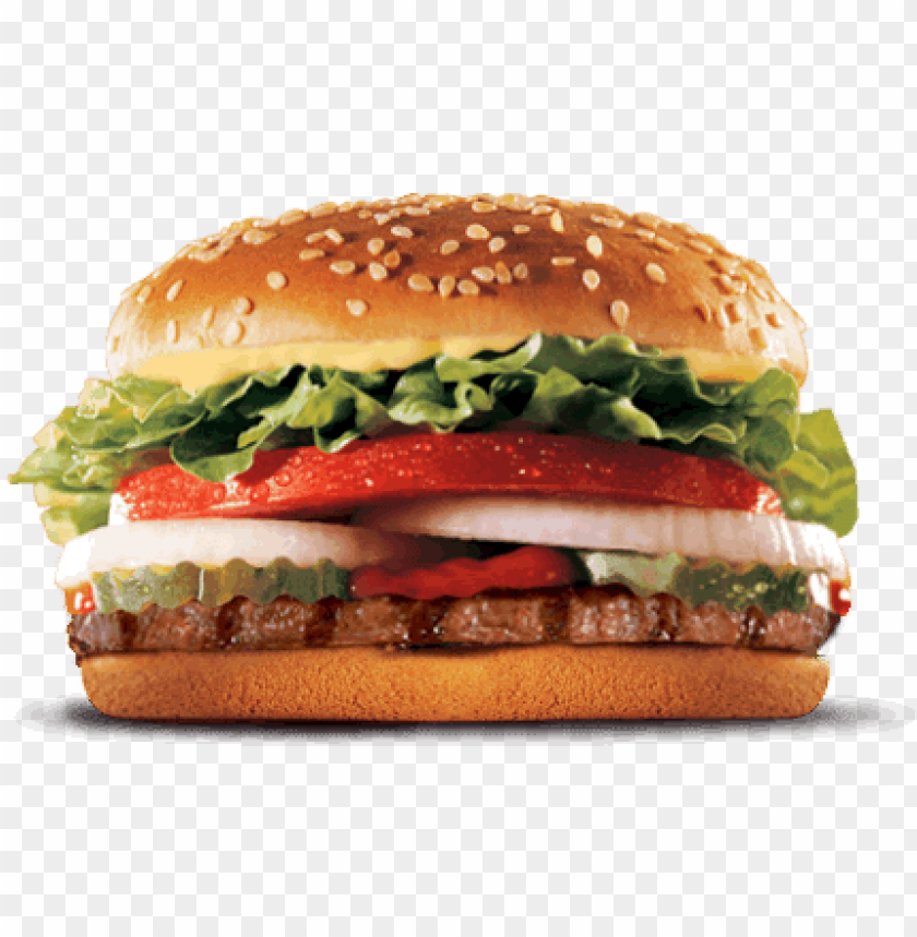 Hamburguesas Burger King Whopper Png Image With Transparent