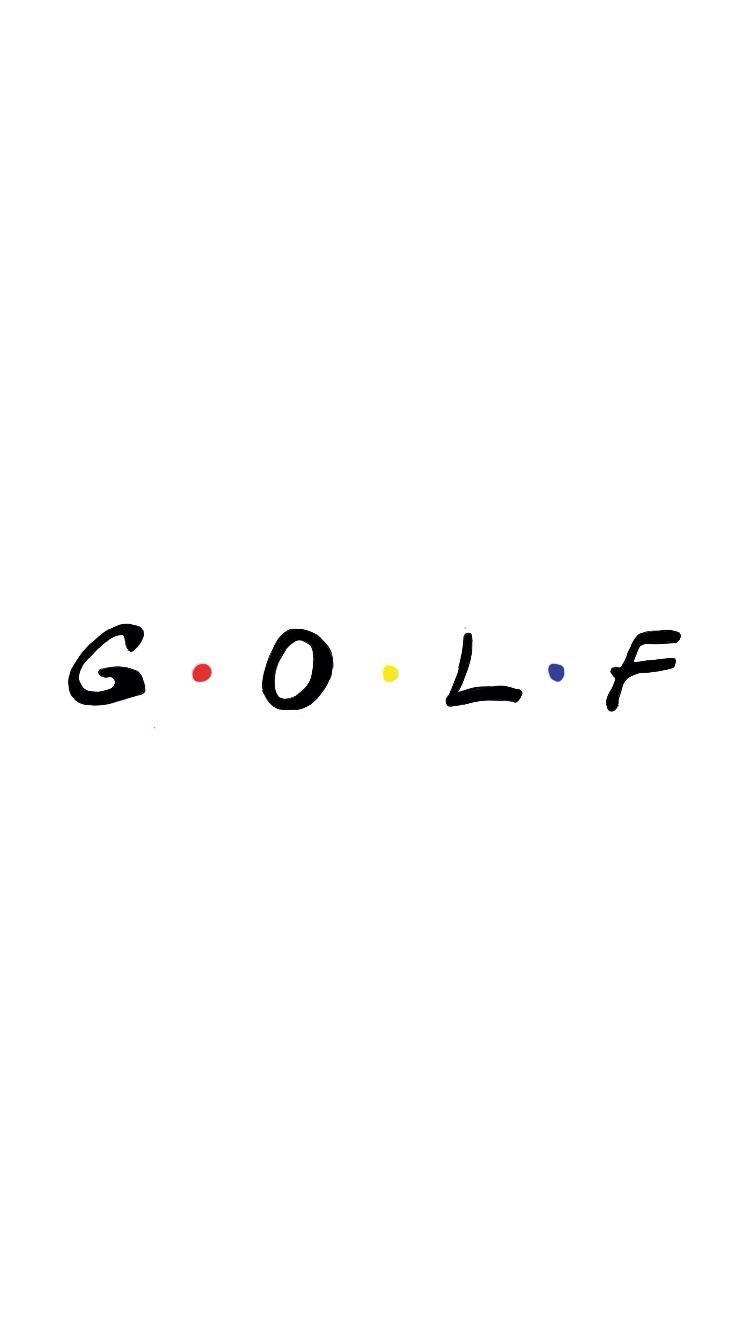 Friends X Golf iPhone Wallpaper Ofwgkta