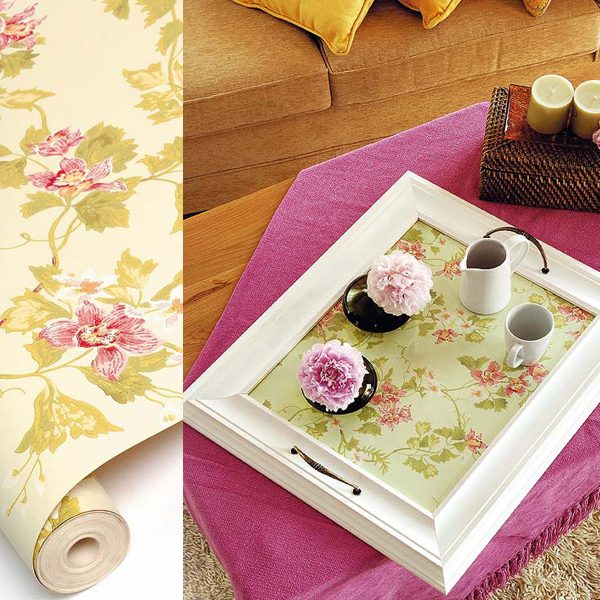 Creative Ideas For Leftover Wallpaper To Make On Your Own