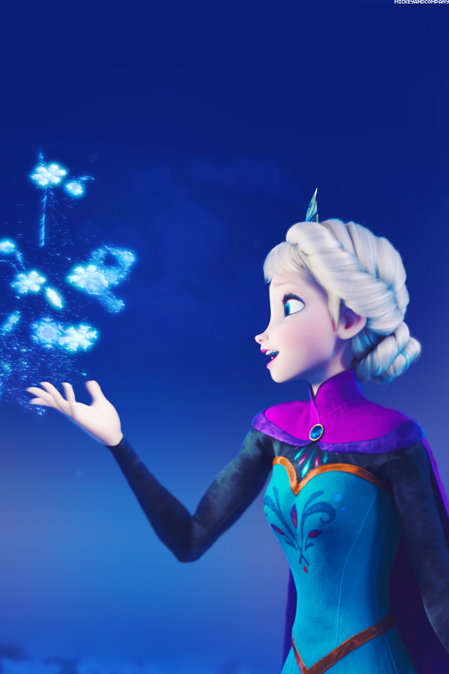 Frozen Elsa iPhone wallpaper 640x960