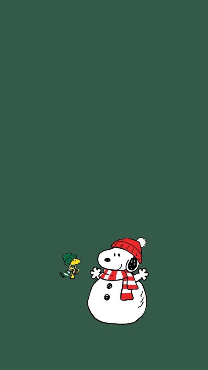 Christmas Wallpaper iPhone Snoopy
