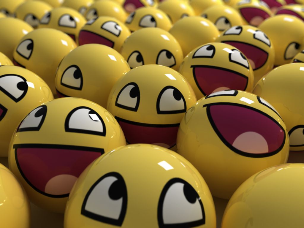 My Favorite Wallpaper Lots Of Smiley Faces Balls Xxl