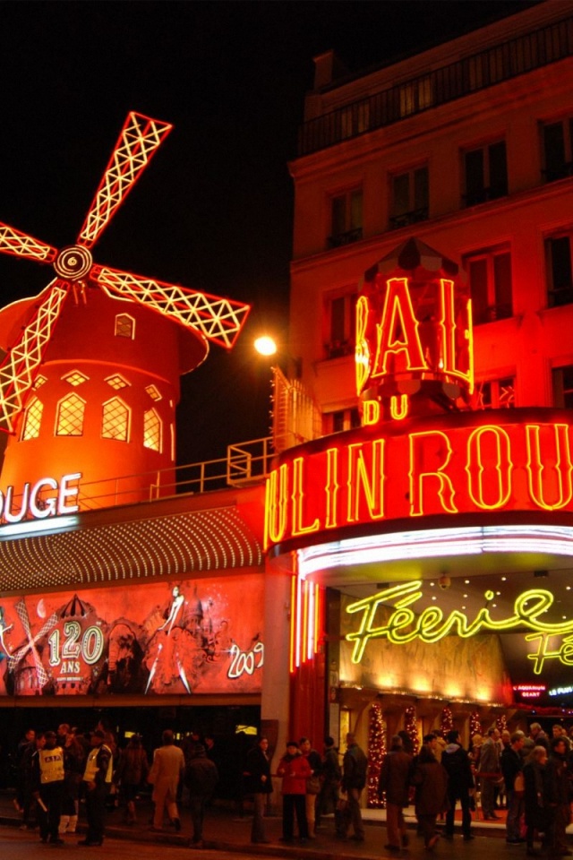 Moulin Rouge Paris iPhone Wallpaper