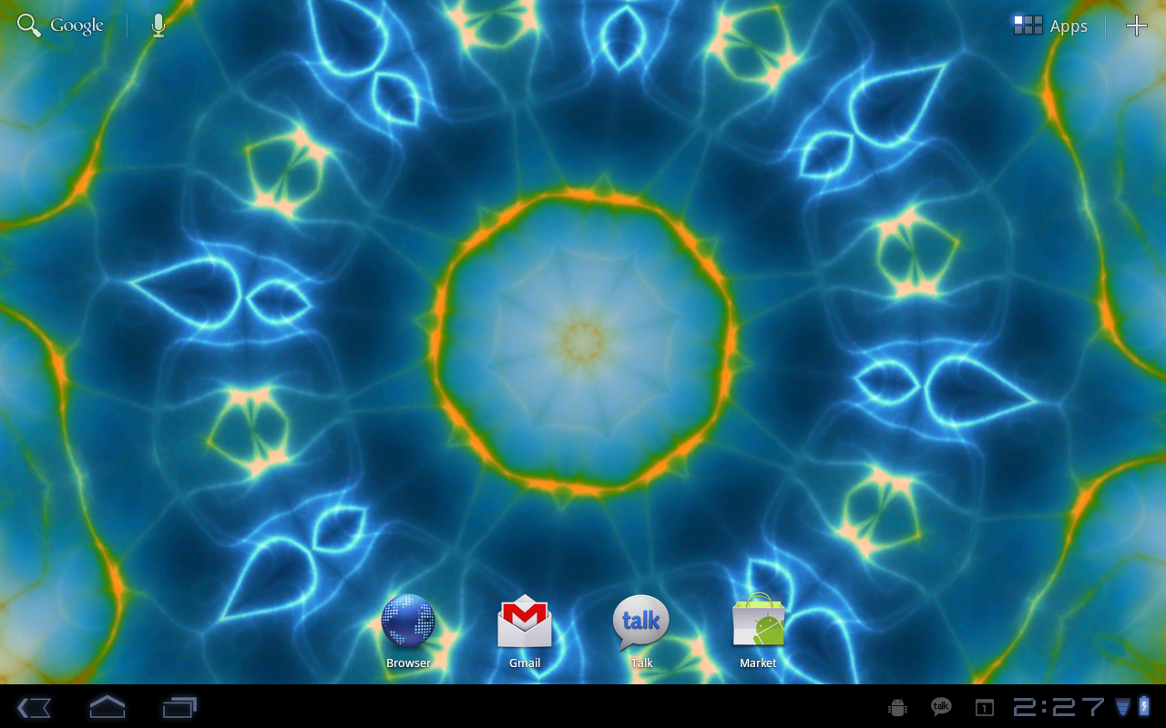 Live Wallpaper And Make This Blue Flame For Your