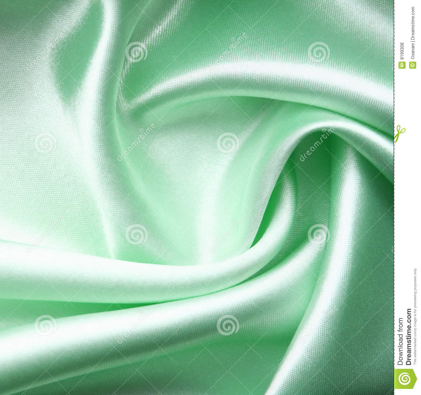 Download Smooth elegant green silk can use as background