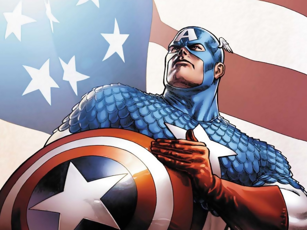 Captain America Background Image Wallpaper