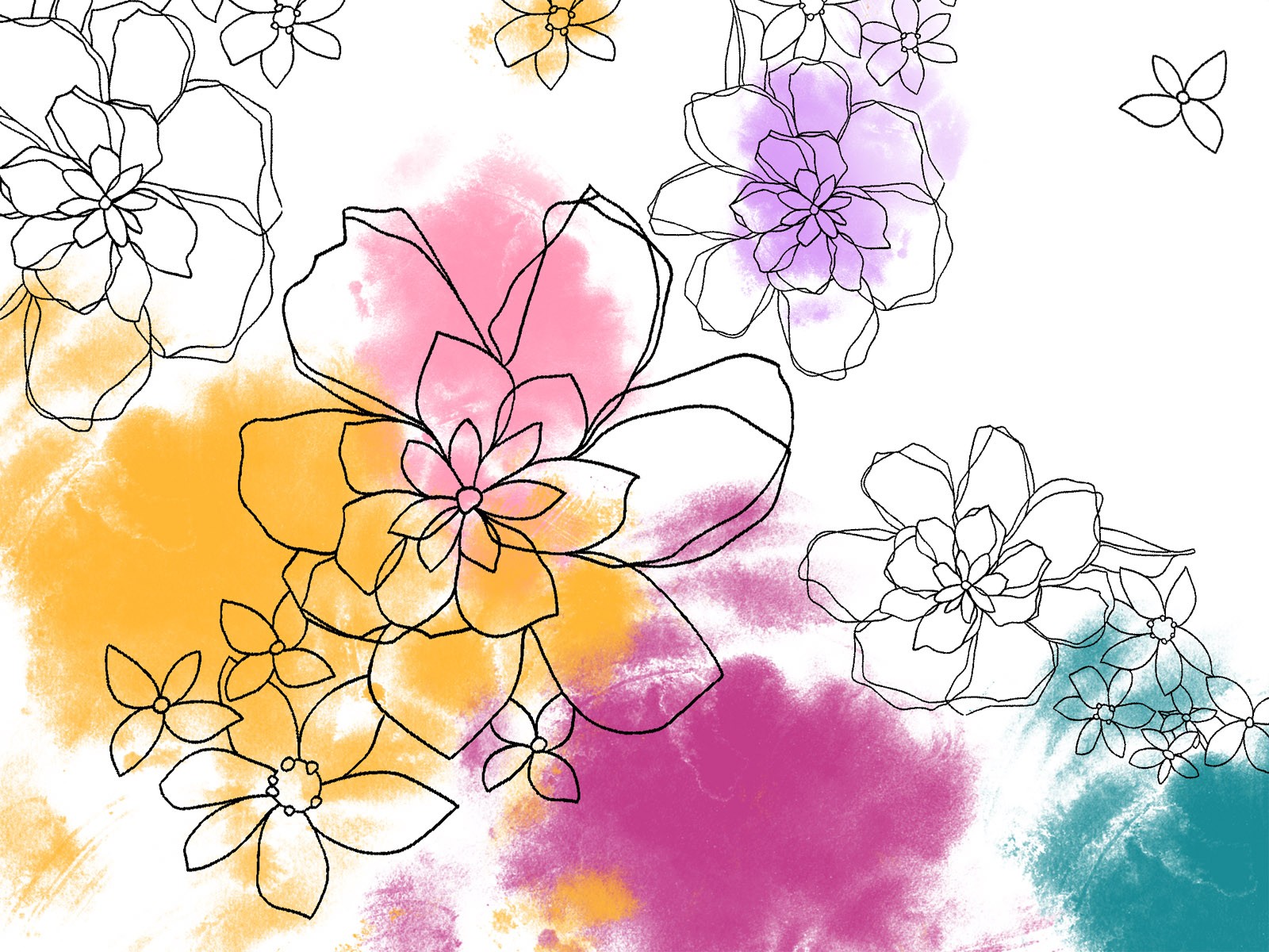 Flower Drawing Wallpaper At Getdrawings