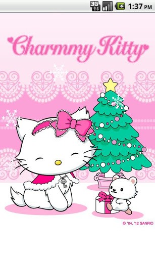 Bigger Charmmy Kitty Live Wallpaper For Android Screenshot