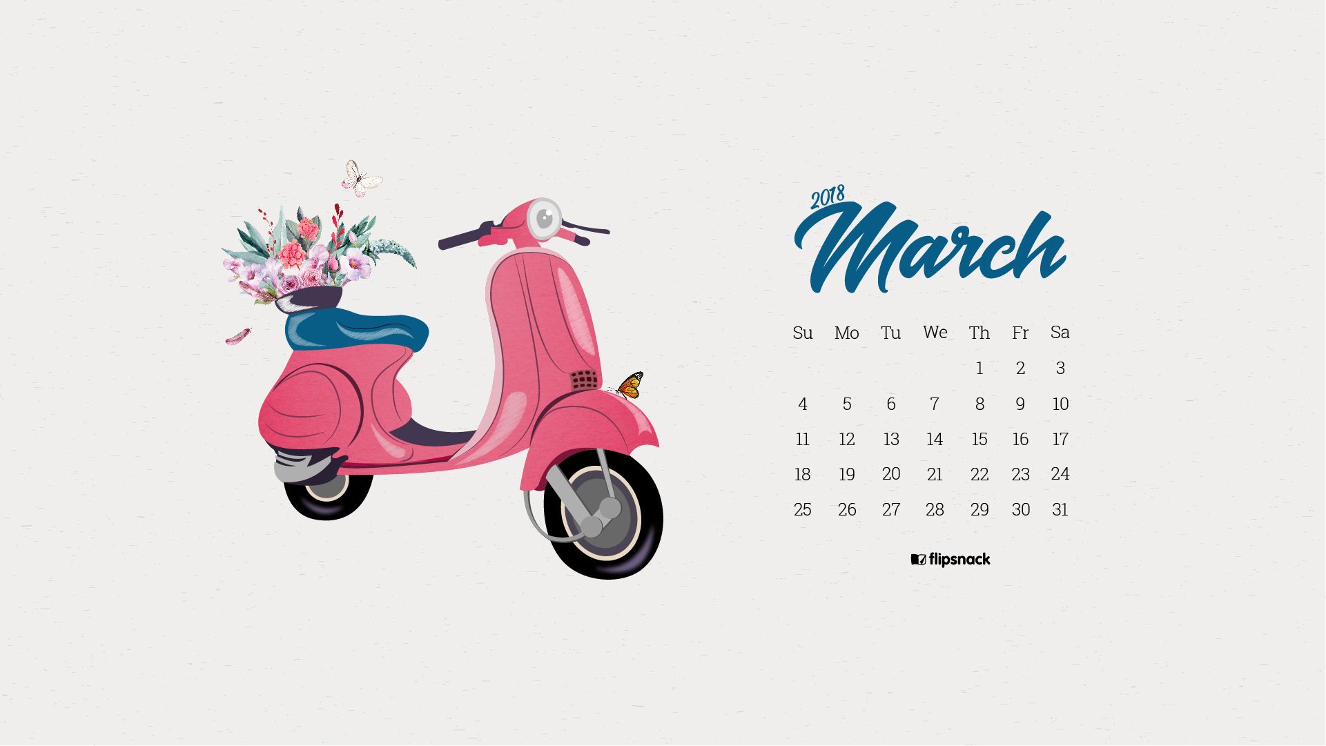 March Wallpaper Calendar For Desktop Background