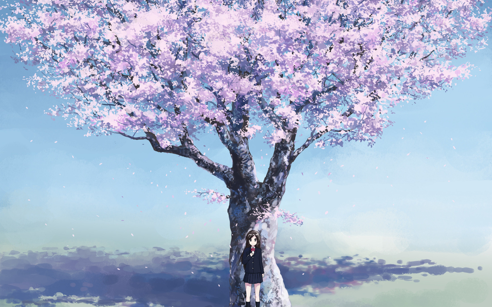 Premium Photo | Anime sakura blossoms, pink sakura flowers on a tree in  pink tones