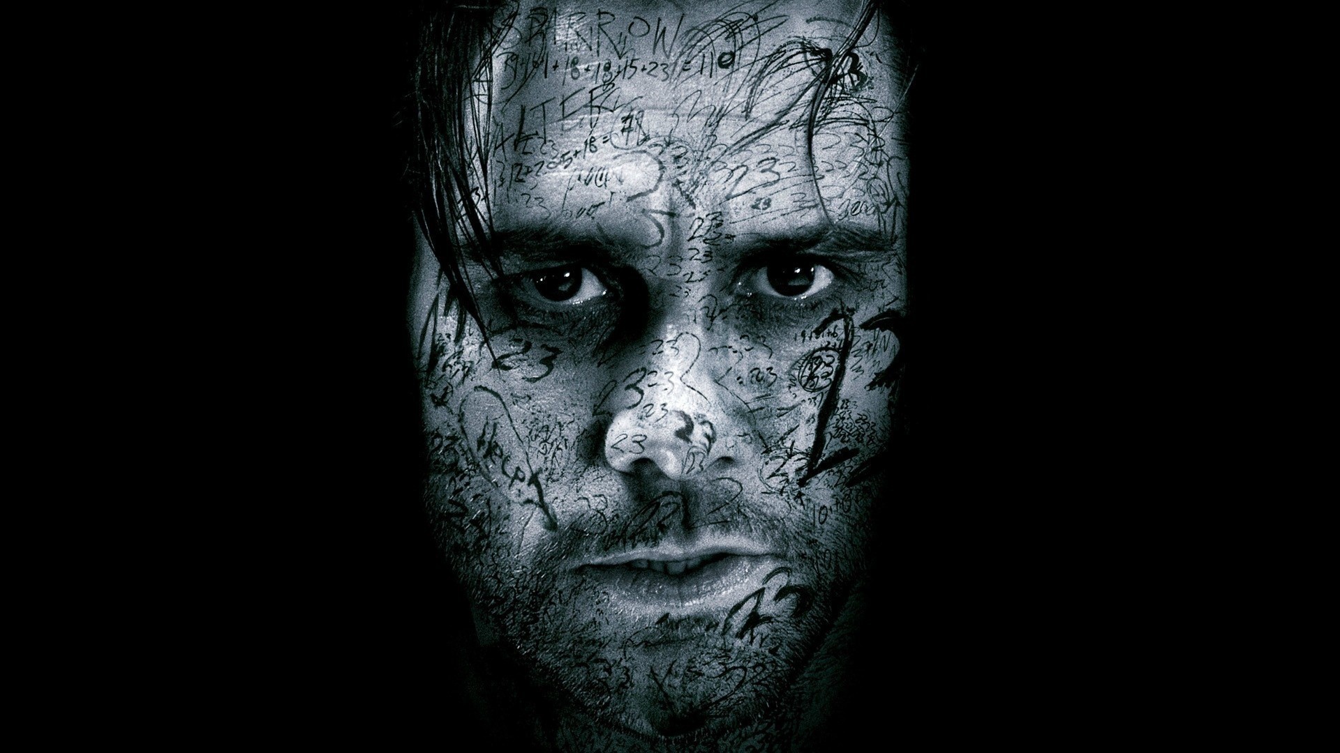 Ghost Face Of Jim Carrey In Black Background HD Wallpaper