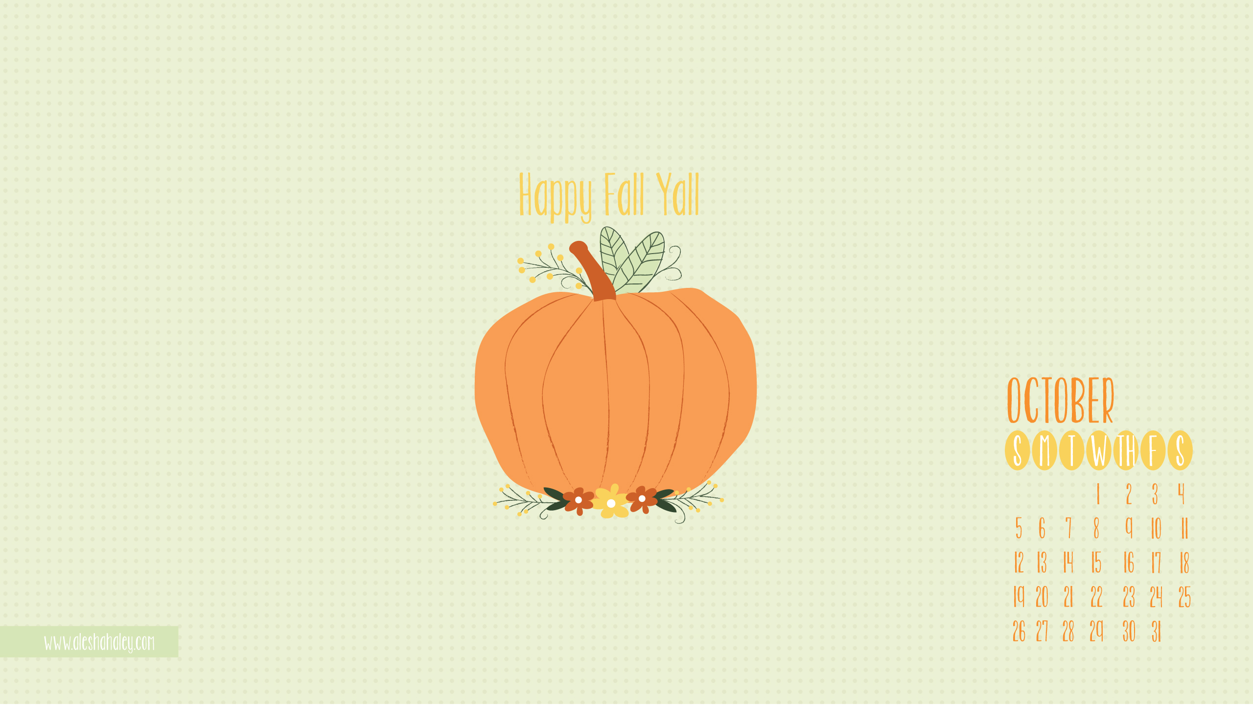 OCTOBER  WELCOMING AUTUMN WITH A FREE DESKTOP WALLPAPER  ANGIE  SPURGEON ILLUSTRATION AND DESIGN