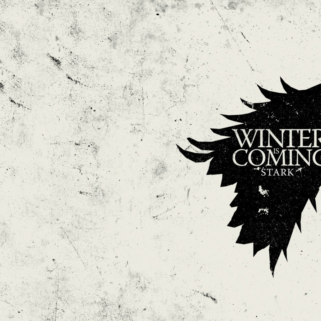 Winter Is Ing House Stark Wallpaper