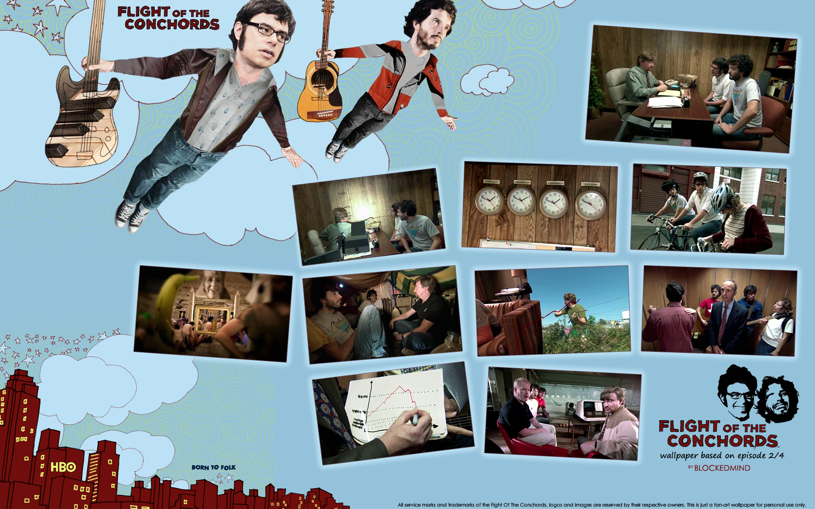Showing Pictures For Flight Of The Conchords Wallpaper