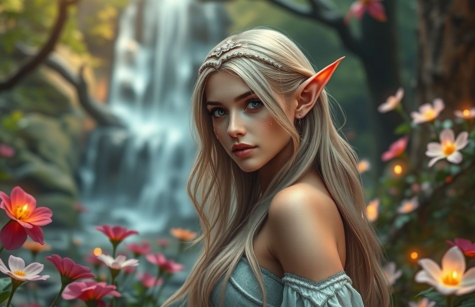 Female Elf Wallpaper