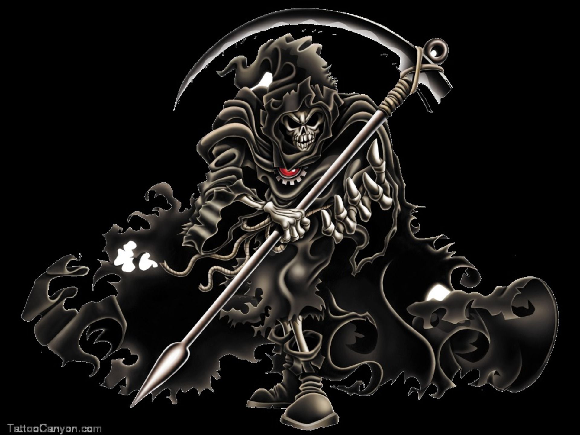 Grim Reaper On Horse High Quality Wallpaper HD DlwallHD
