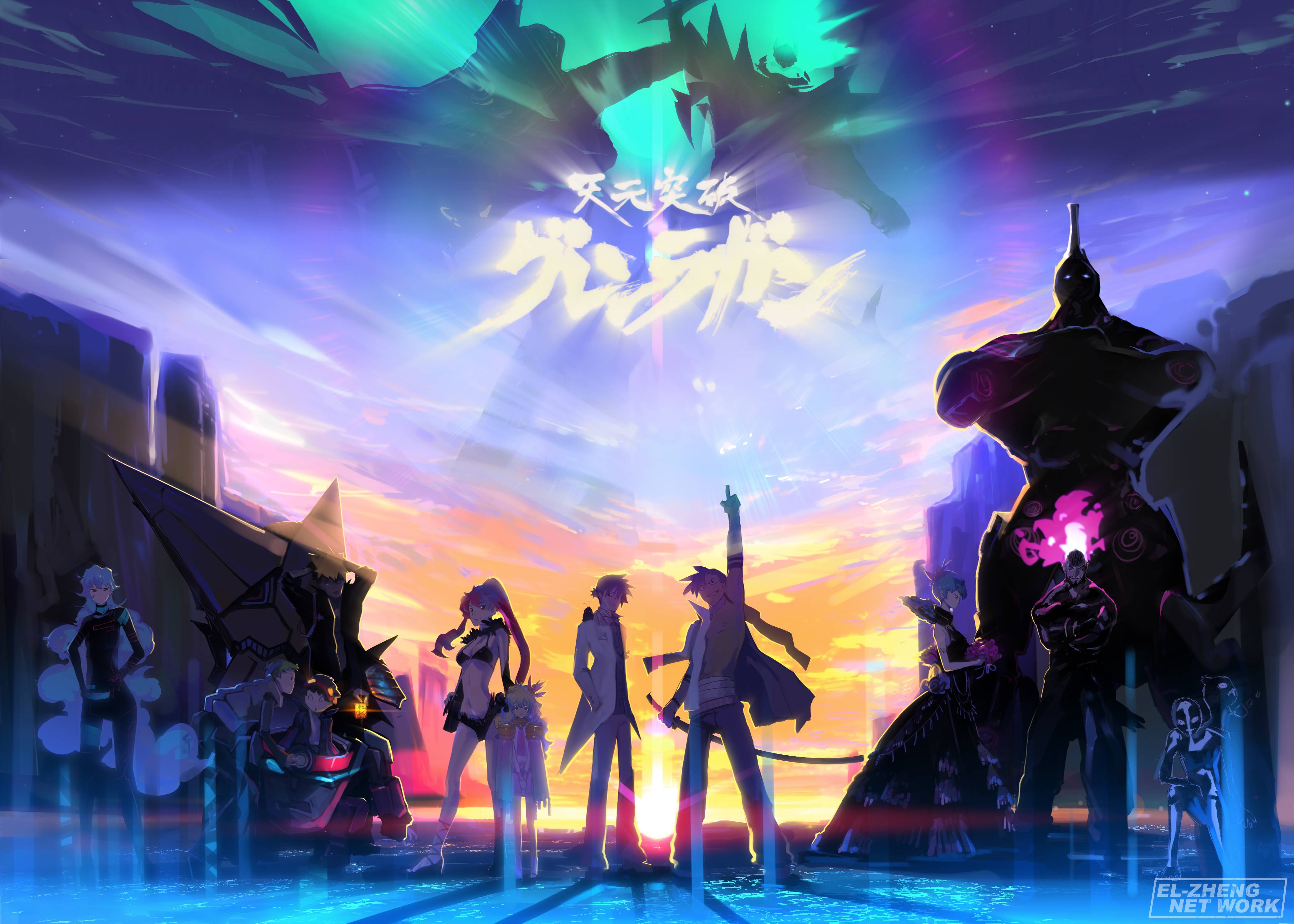 Tengen Toppa Gurren Lagann Wallpaper T8e3232 Mb 4usky