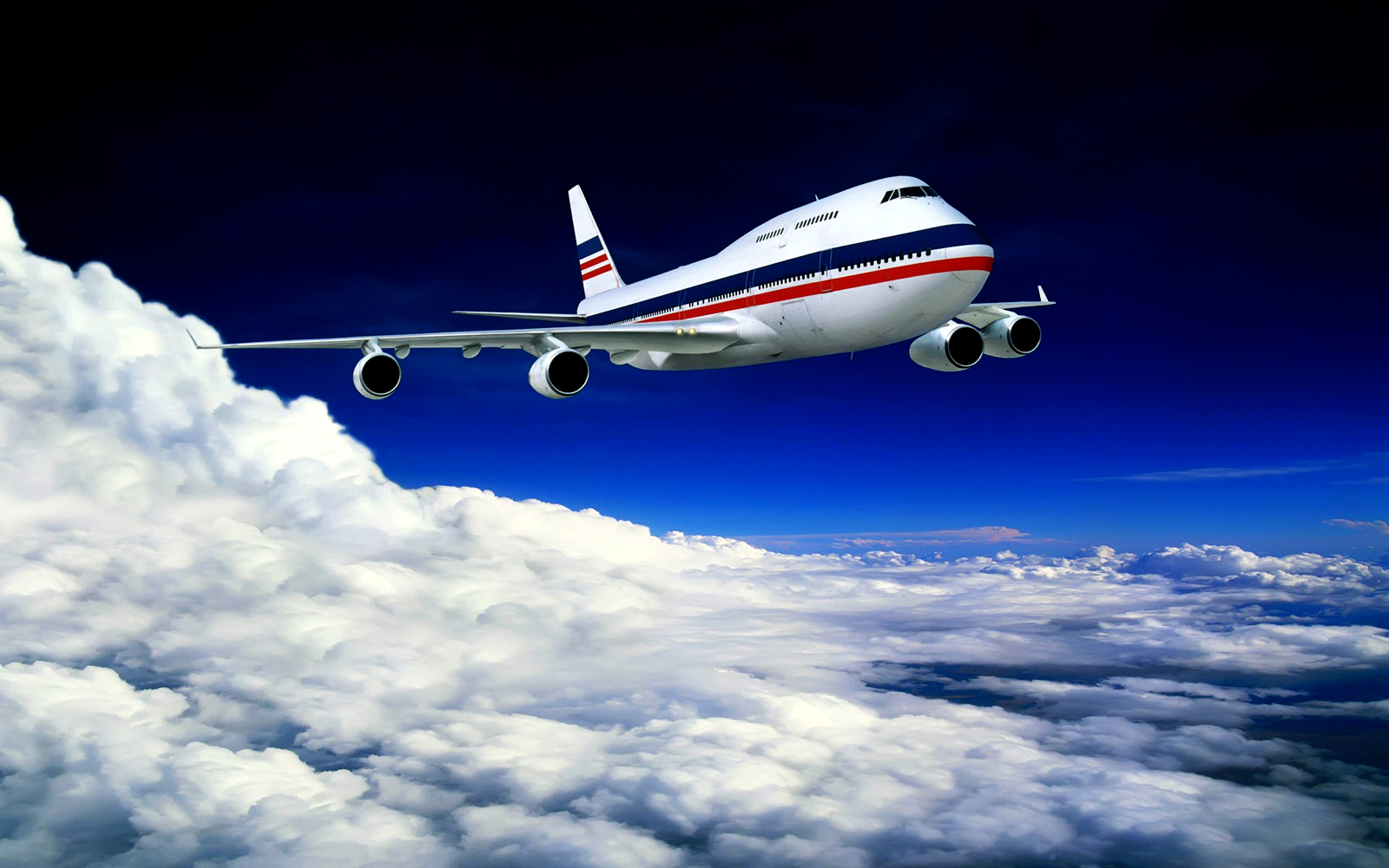 Central Wallpaper Boeing Planes Sky Clouds HD