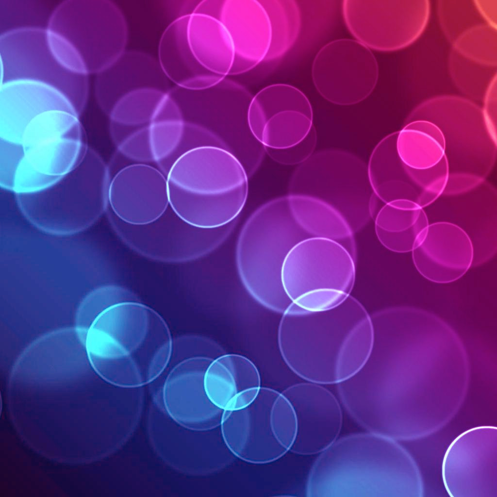 Colorful Bubbles iPad Wallpaper To