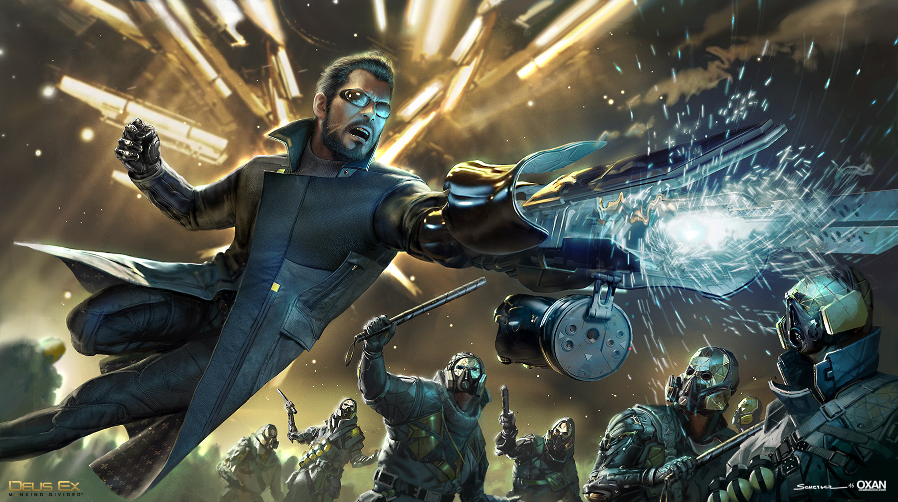 Adam Jensen Video Game Deus Ex Wallpaper