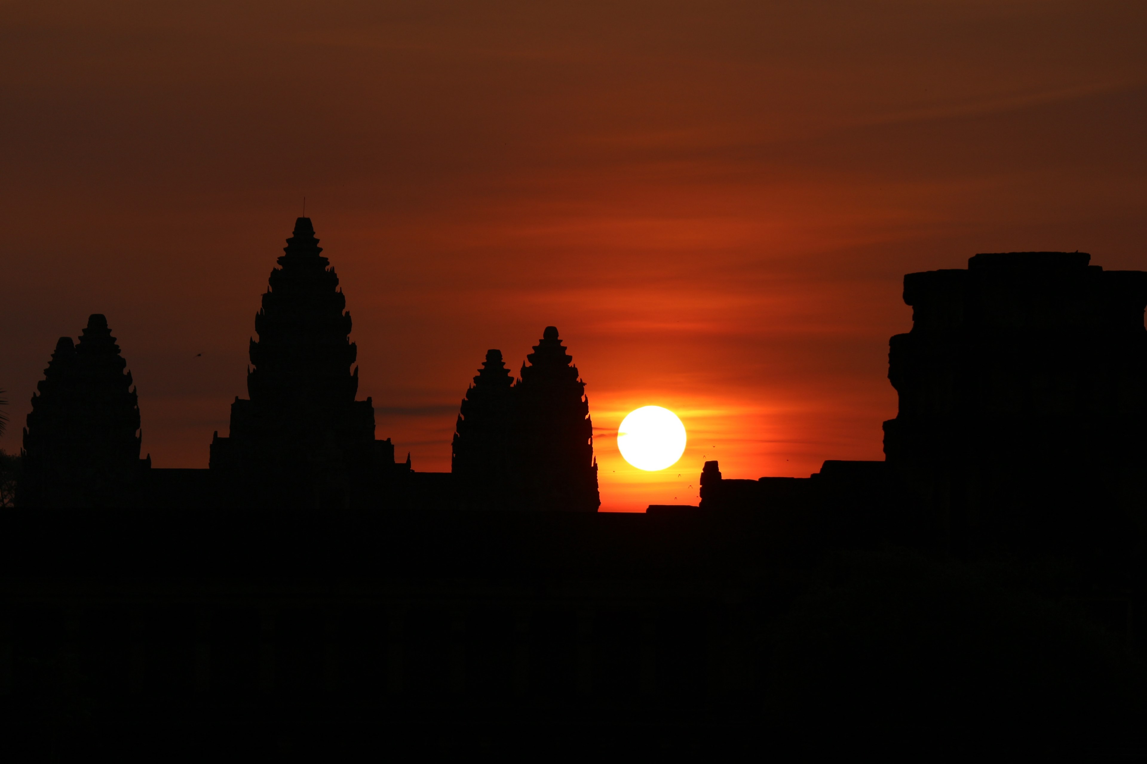 Angkor Wat Sunrise 4k HD Wallpaper