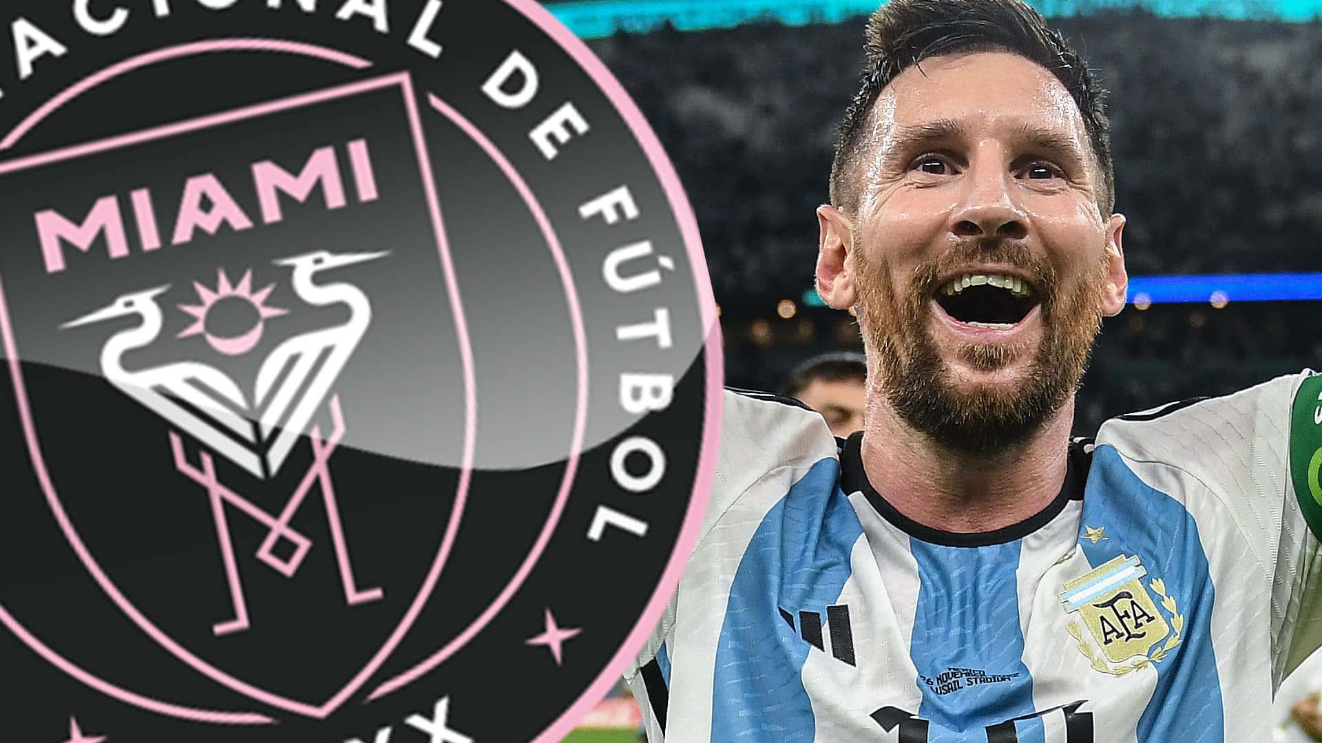 Inter Miami Fc And Lionel Messi Cool Graphic Art