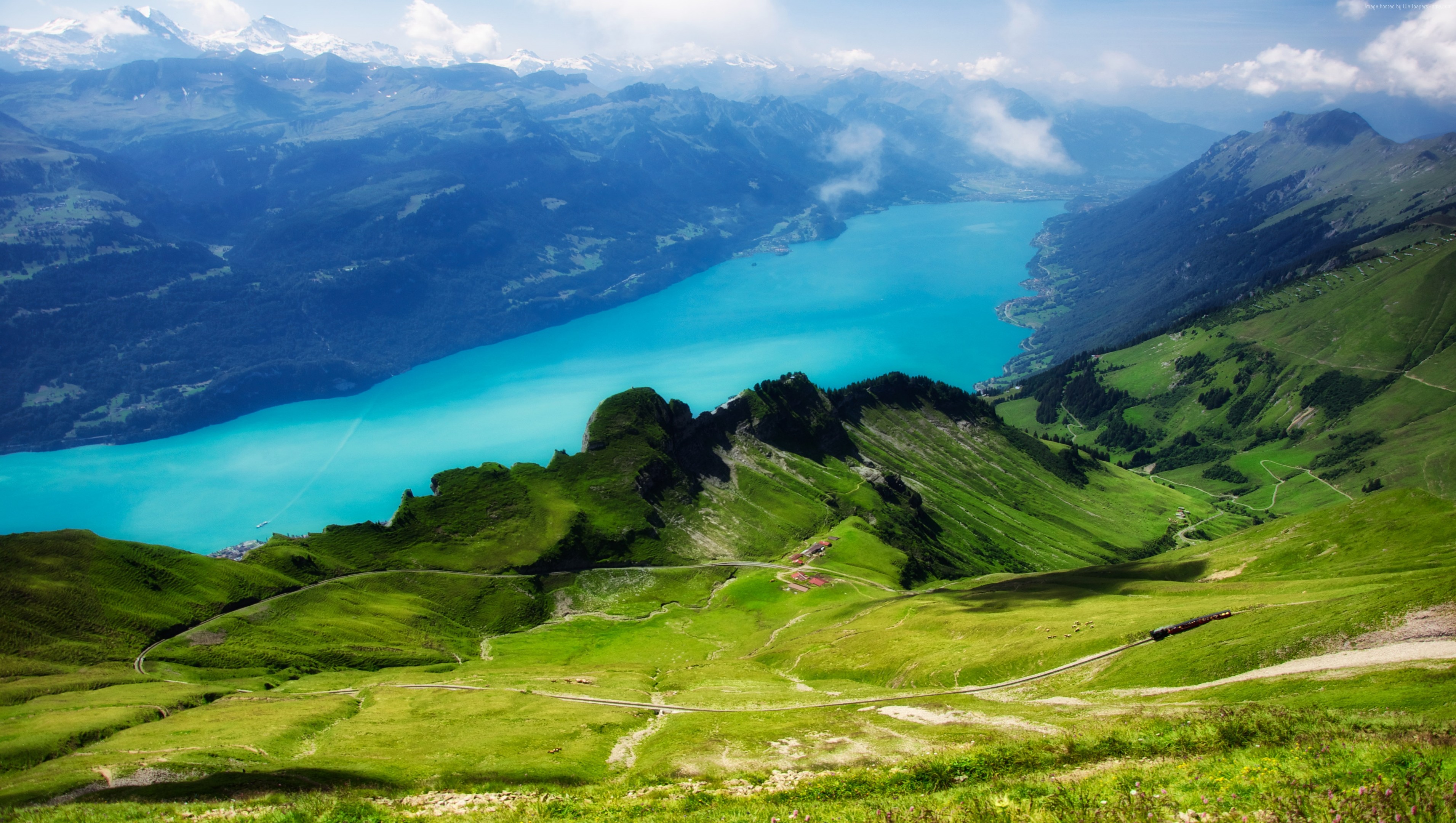 Download 4k Landscape Lake Lungern Switzerland Wallpaper  Wallpaperscom