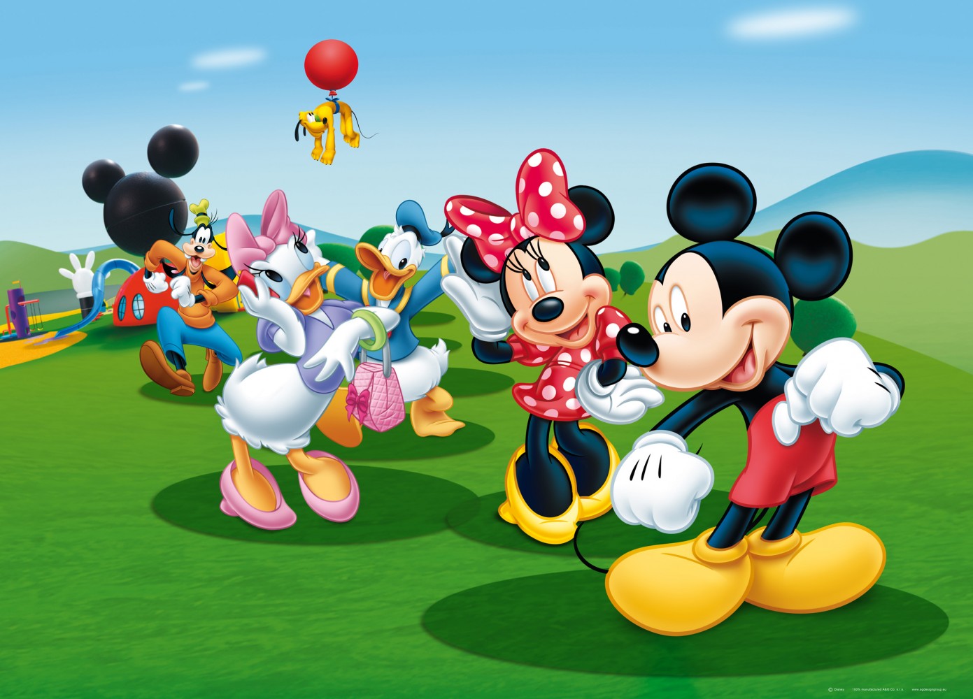 Xxl Poster Wall Mural Wallpaper Disney Mickey Mouse Donald Minnie