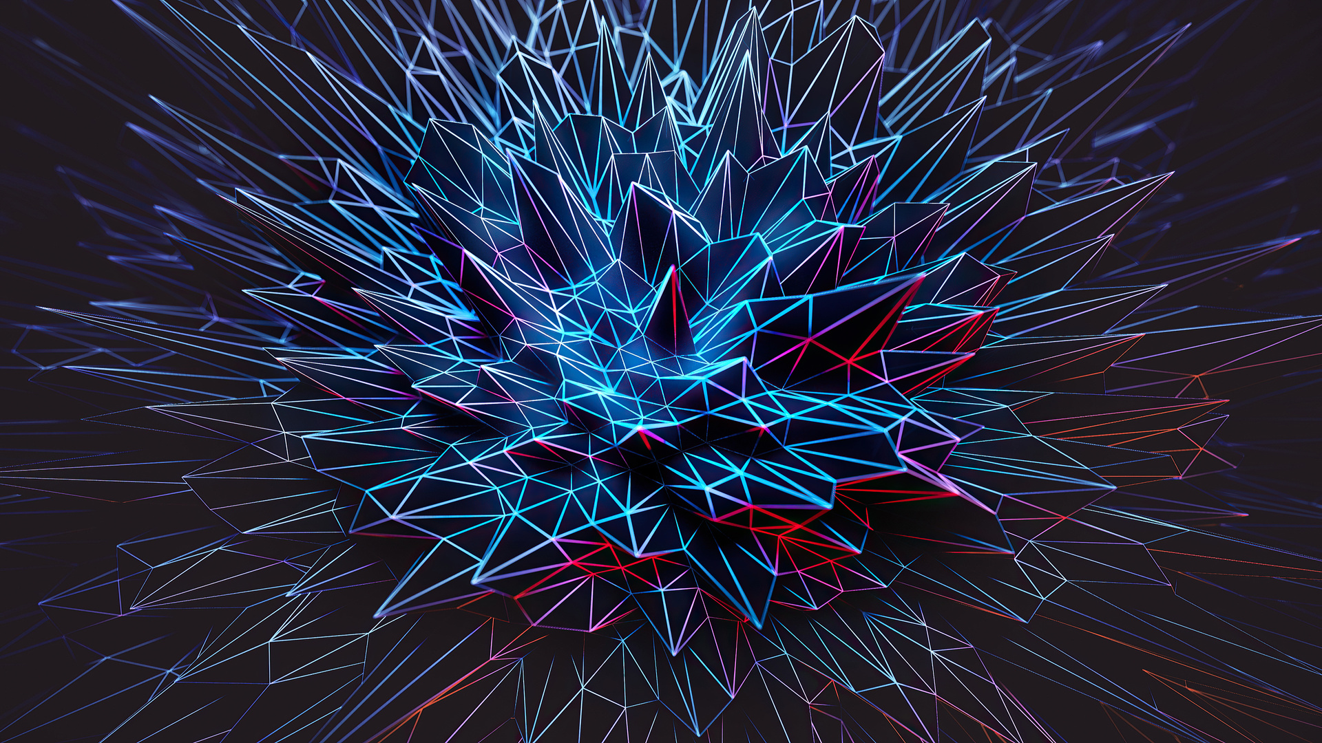 Abstract Wire Cage 4k Laptop Full HD 1080p Wallpaper