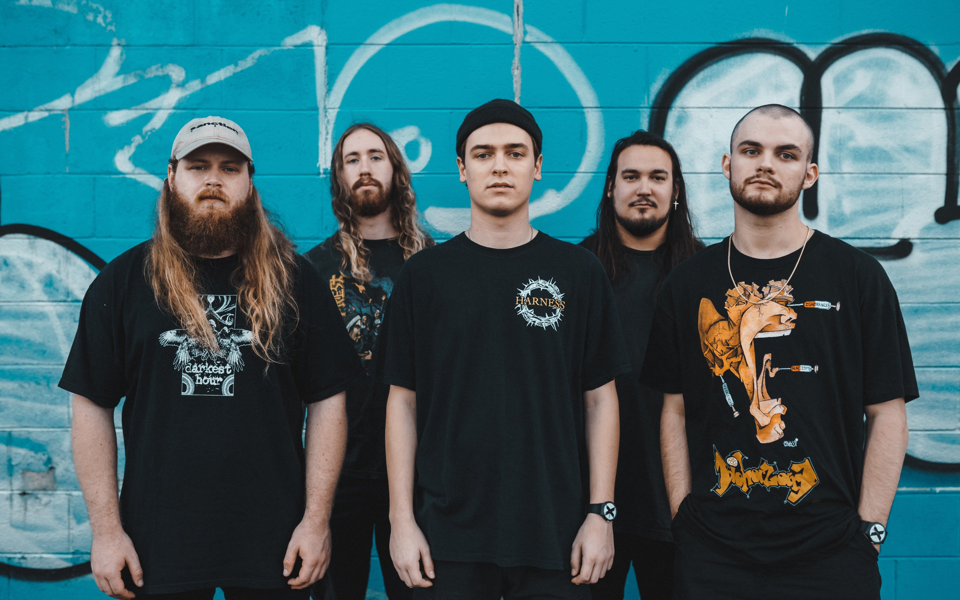 Download wallpapers 4k Knocked Loose 2019 american band guys