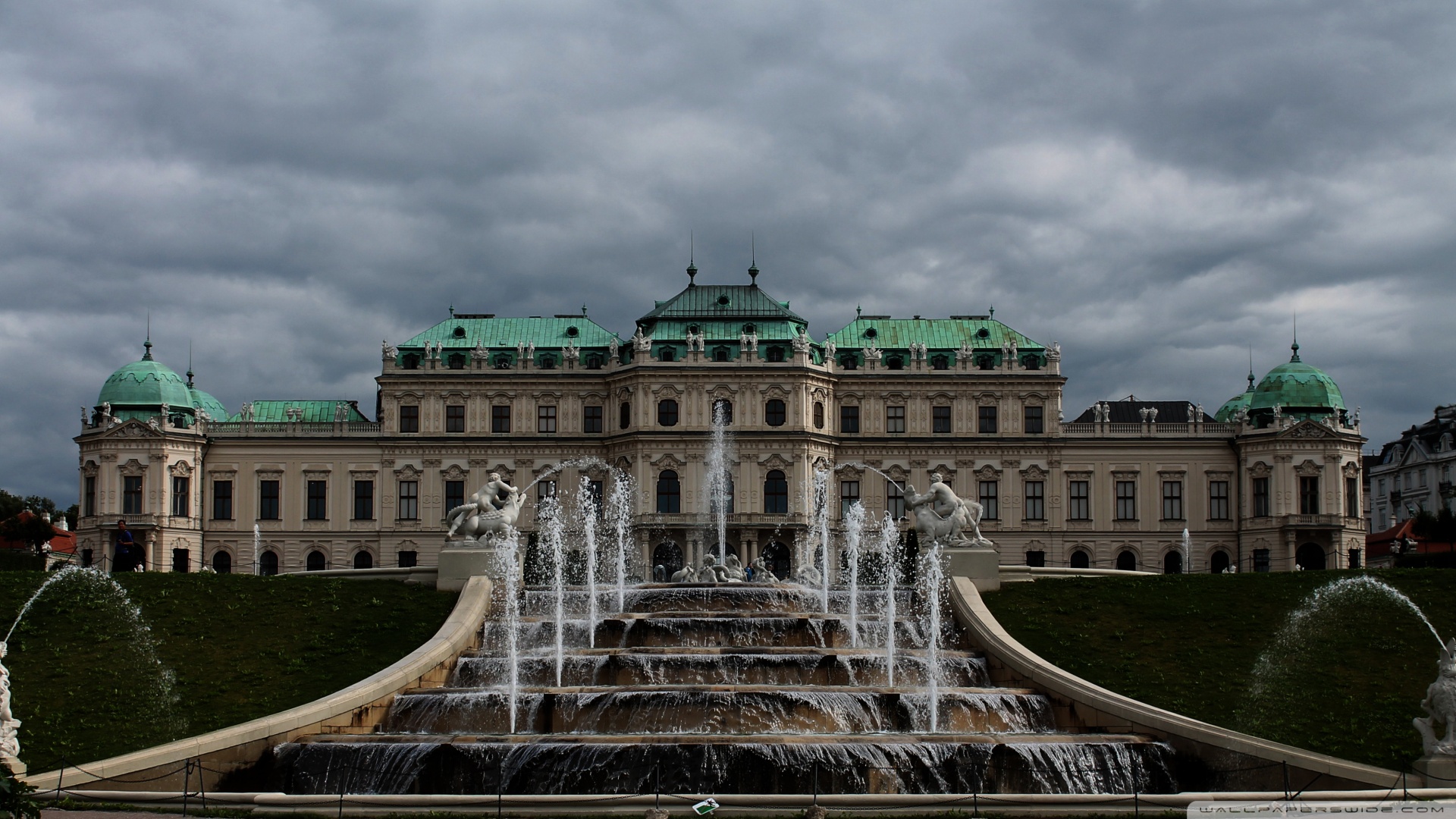 Belvedere Palace In Vienna Austria Wallpaper